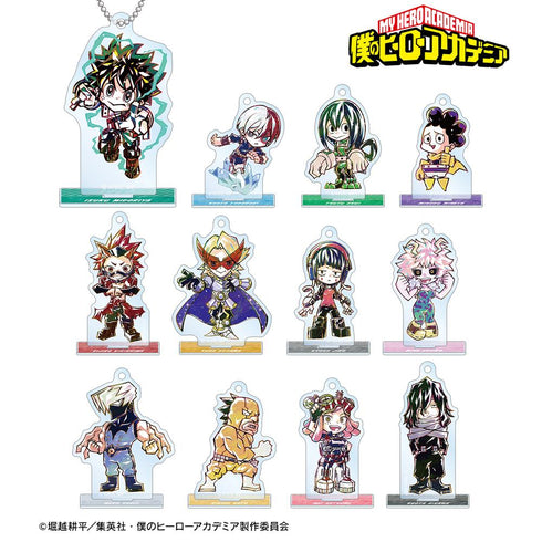 『僕のヒーローアカデミア』トレーディング デフォルメAni-Art アクリルスタンドキーホルダー ver.A(単位/BOX)【202508再販】